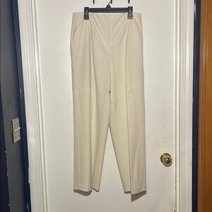 Elegant Cream Women's Pants